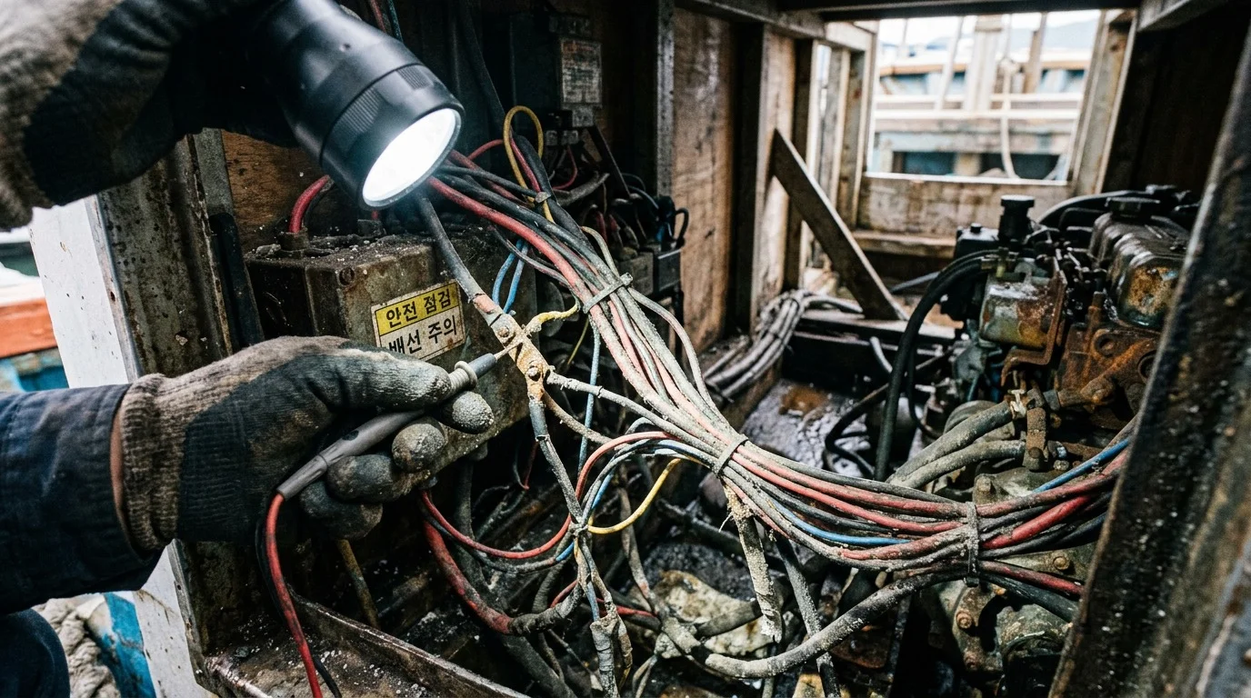 차귀도 해상 화재 원인