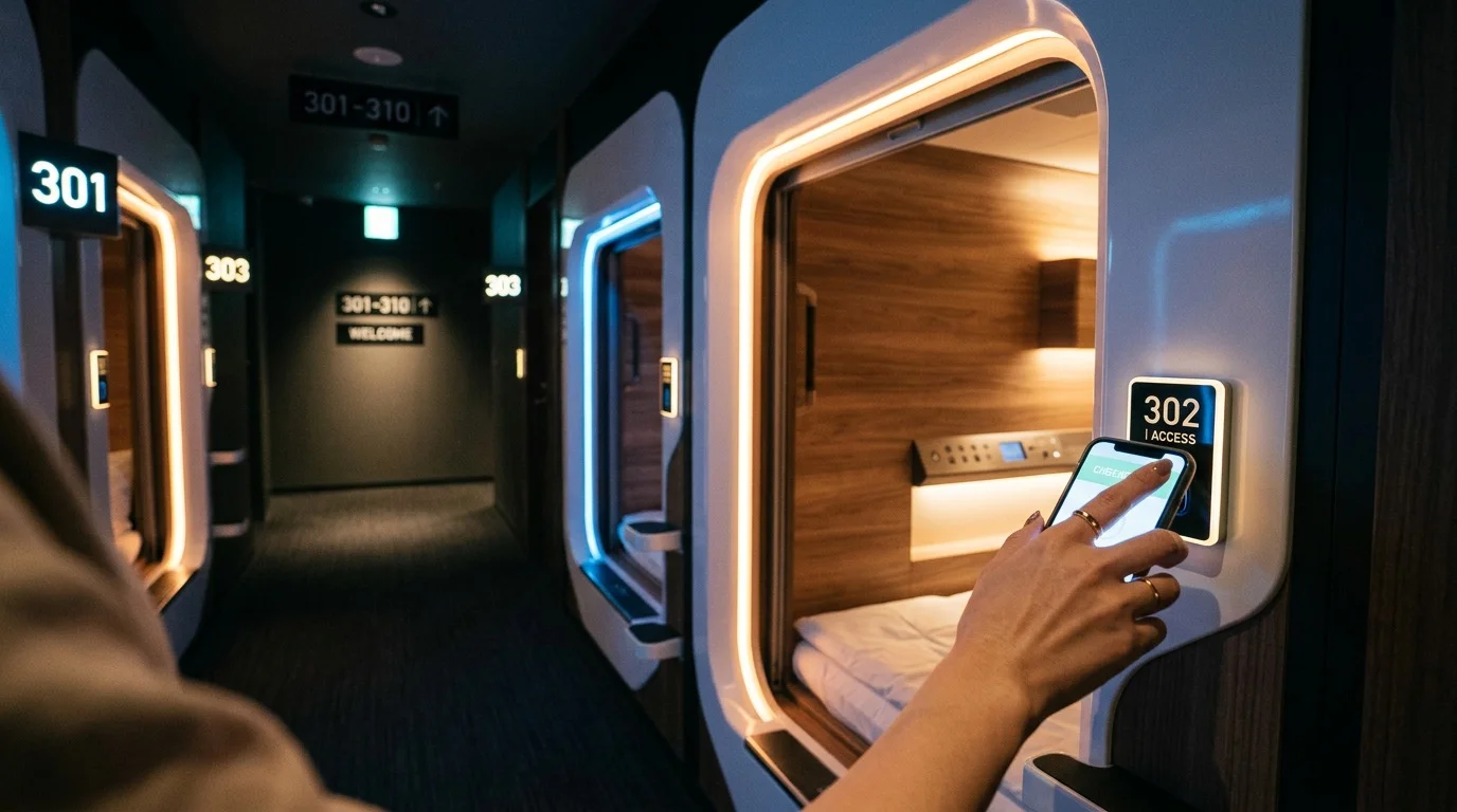 캡슐 호텔 안전