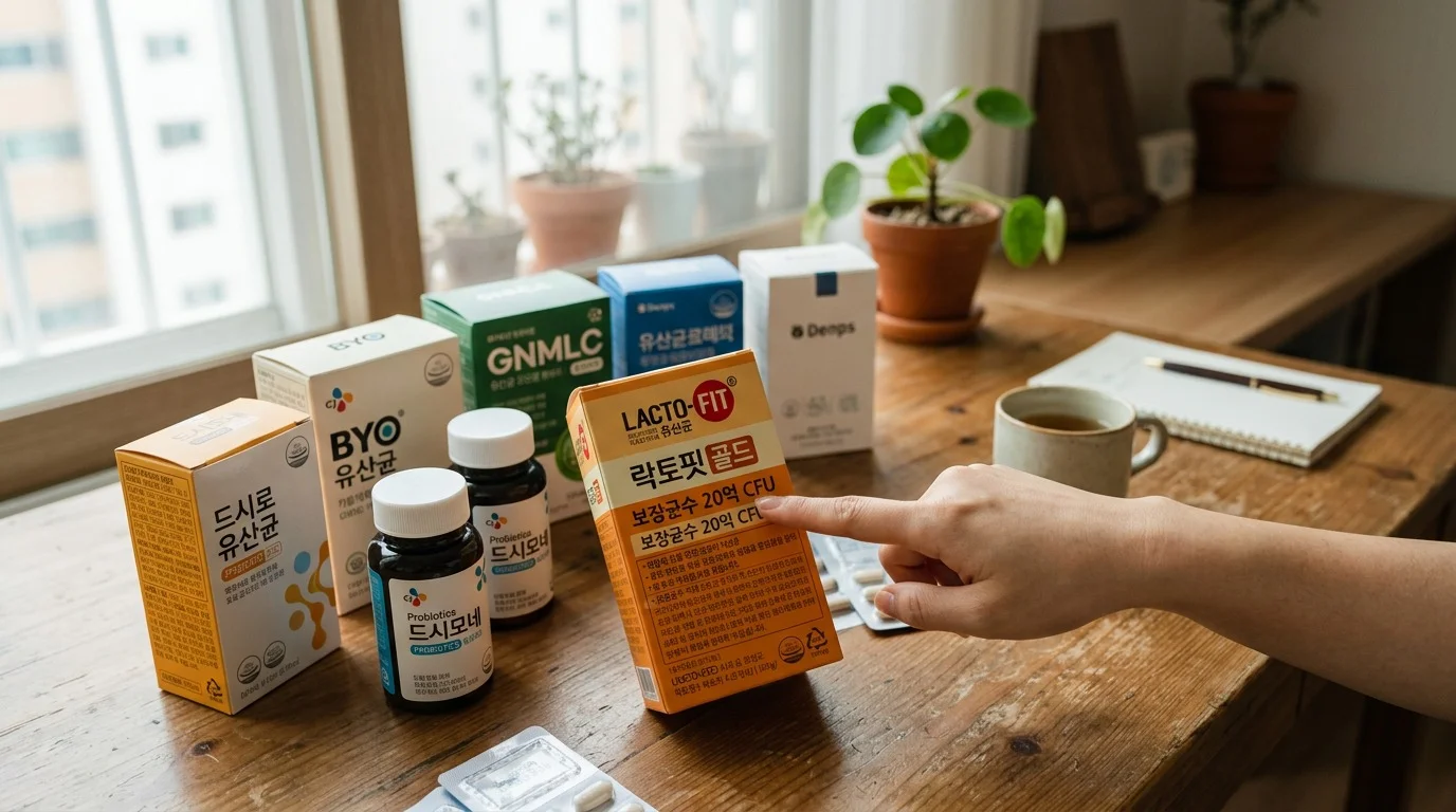 장 건강 개선 프로바이오틱스 비교