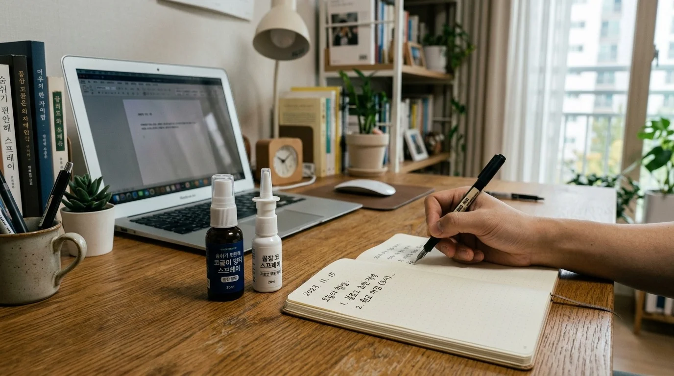 코골이 방지 스프레이 사용 후기