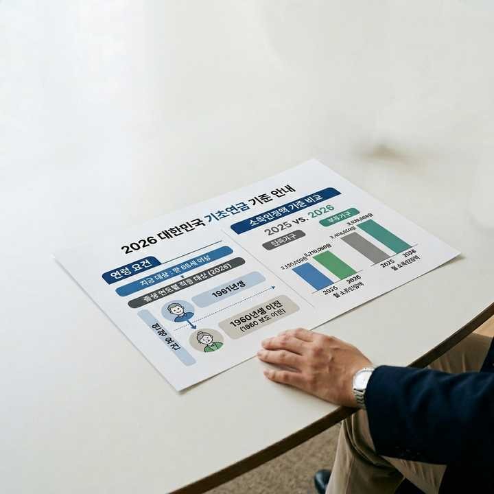 2026 기초연금 수급자격 나이 소득기준