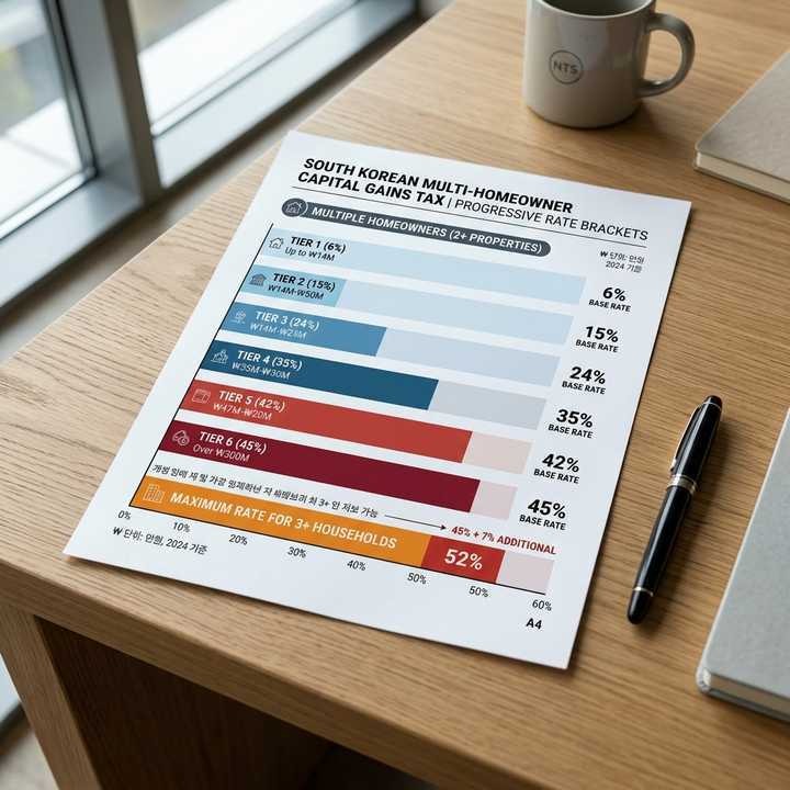 다주택자 양도세 중과 세율 계산