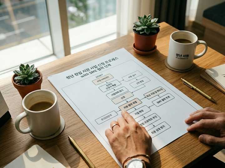 청년 창업지원금 중소기업 연계 신청