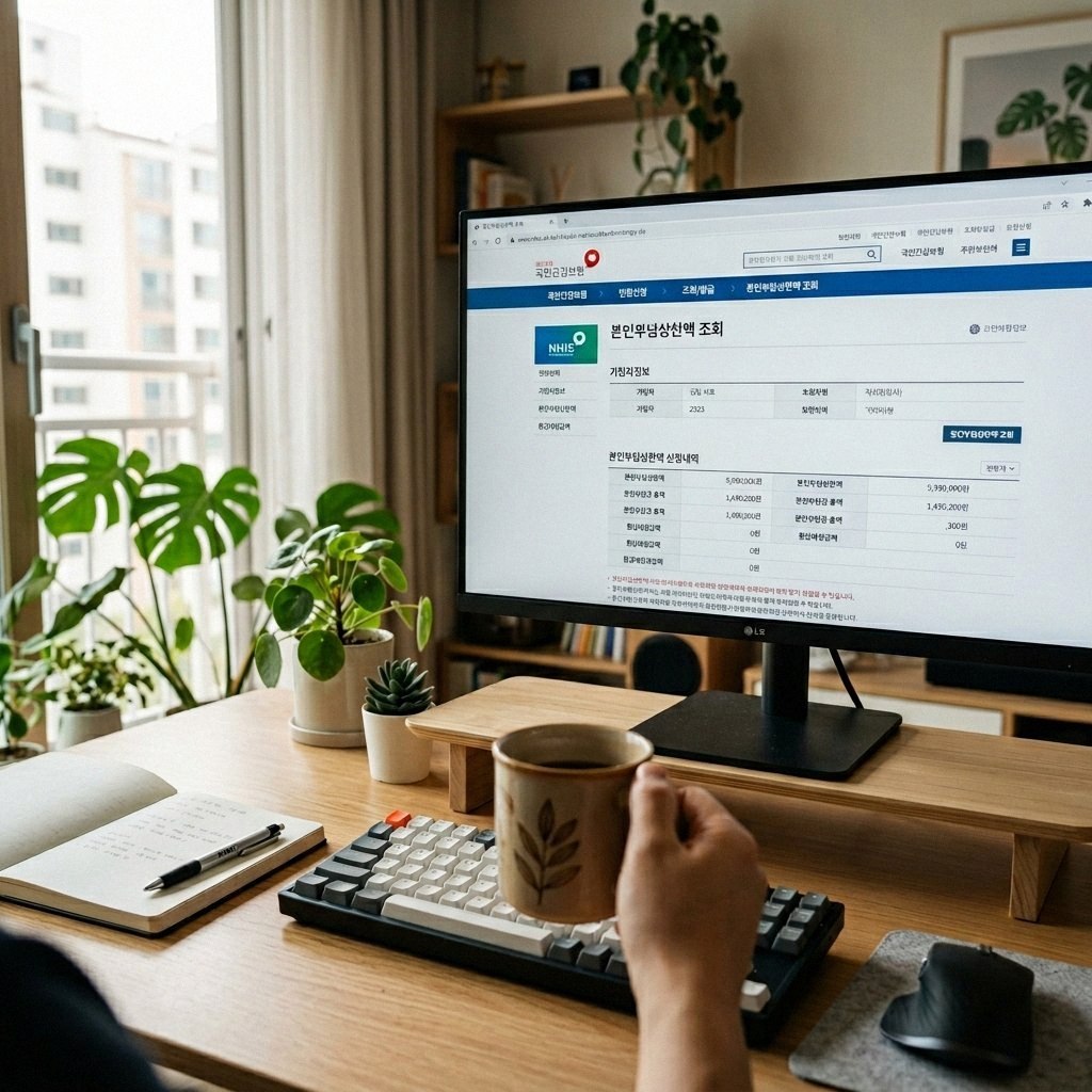 건강보험 본인부담상한액 초과 환급금 조회
