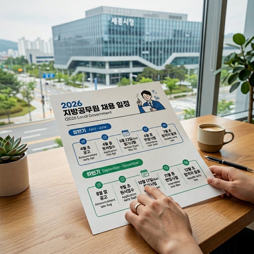 지방자치단체 공무원 채용 일정 2026
