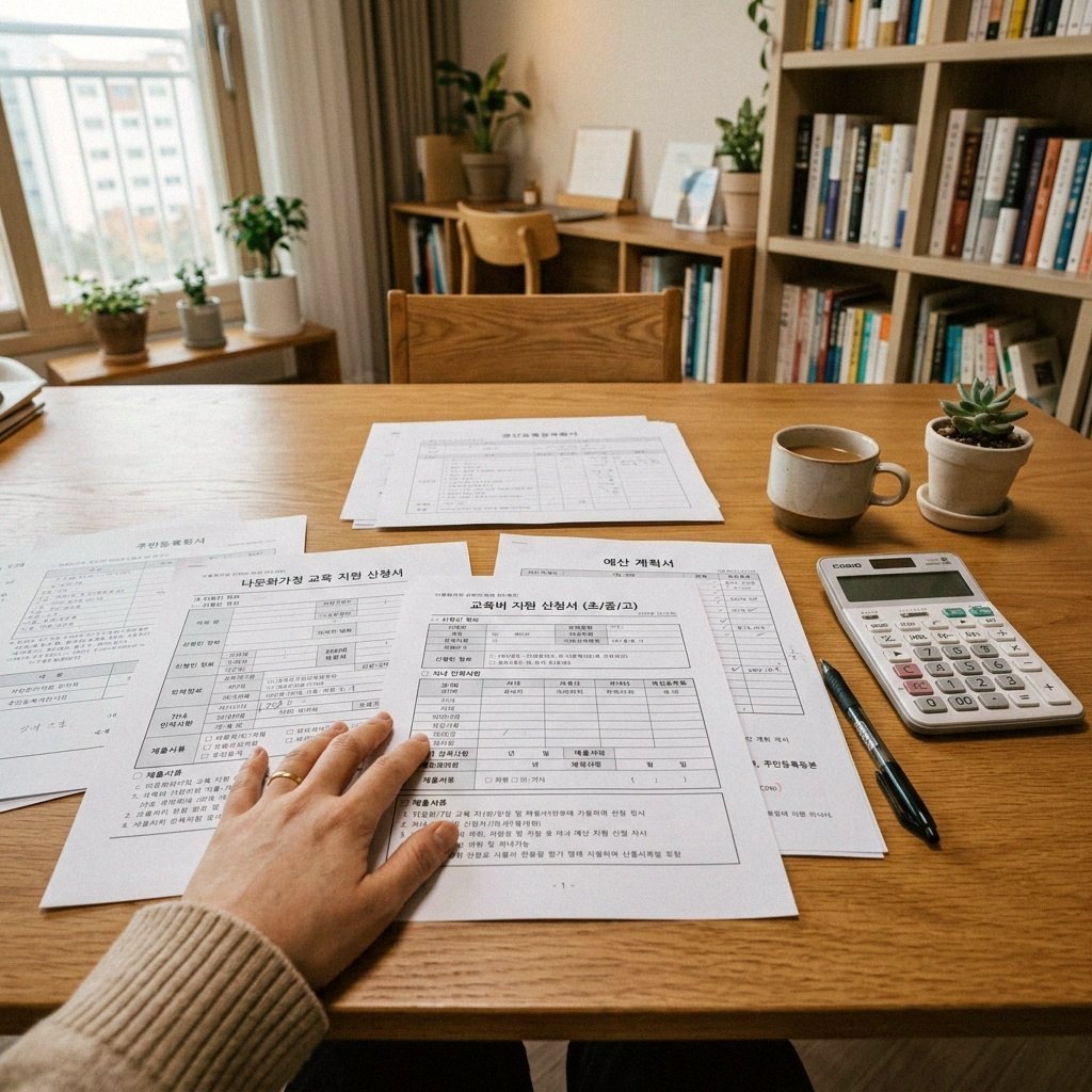 다문화가정 자녀 교육지원 대상 자격조건