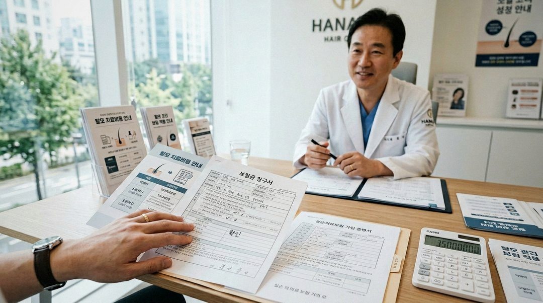 탈모치료 비용 보험 적용 전후 비교