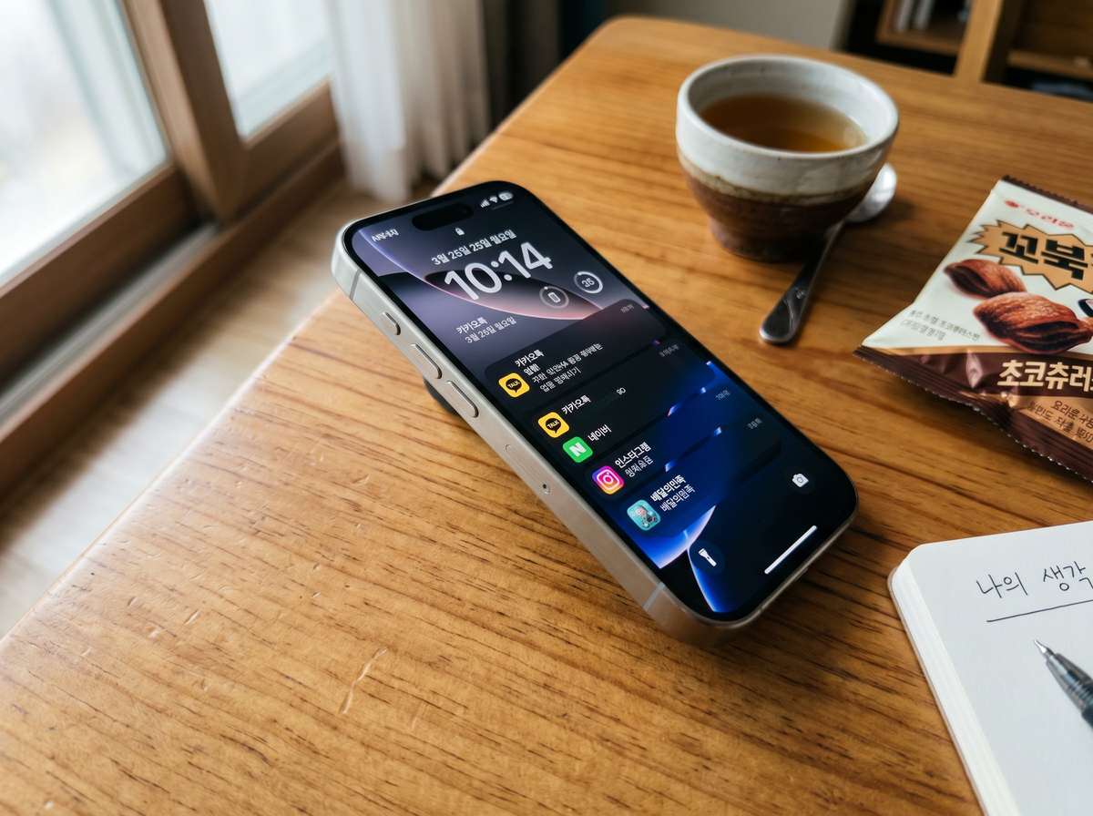 애플 아이폰 17의 전면과 측면 디자인