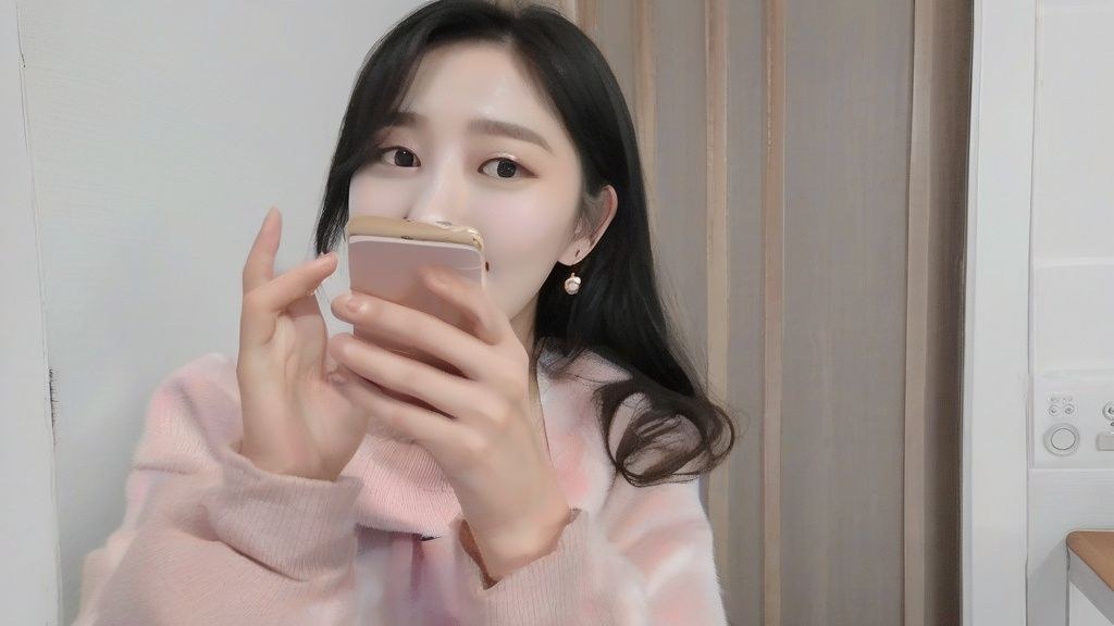 2026년 최신 스마트폰의 미래지향적인 디자인과 혁신적인 기능들을 시각적으로 표현한 이미지