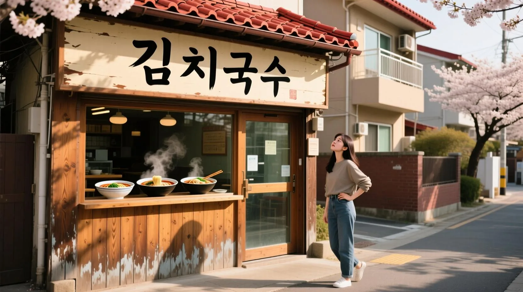 신가네칼국수 식당 외부 전경
